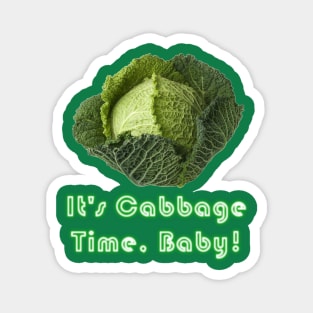 Cabbage Time Magnet