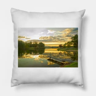 Lake Lancelot Sunset Pillow