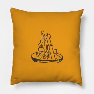 Soul On Fire Campfire Gift For Outdoor Lovers Pillow