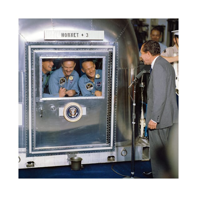 Apollo 11 Crew In Quarantine by pdpress