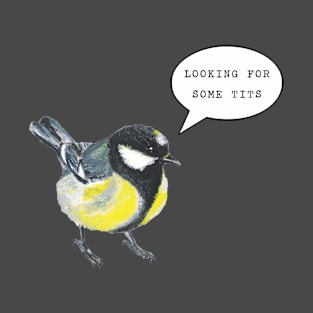 Funny Blue Tit T-Shirt