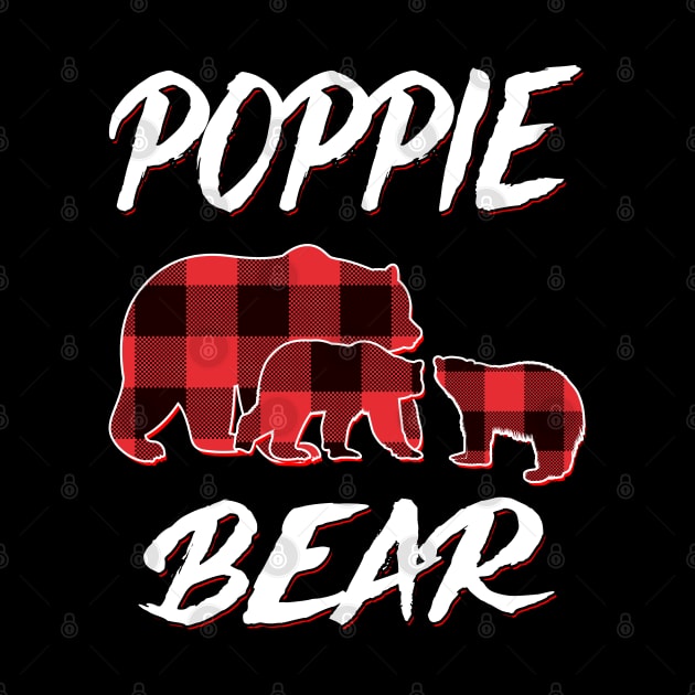 Poppie Bear Red Plaid Christmas Pajama Matching Family Gift by intelus