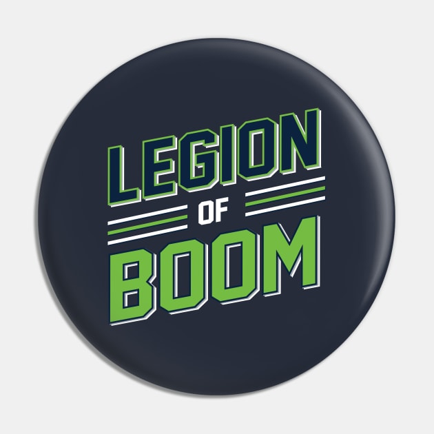 Legion Of Boom Seattle Seahawks Football Design Pin by stayfrostybro