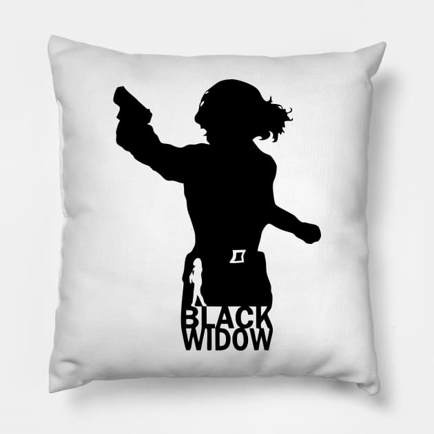 blackwidow Pillow by mapasakehh