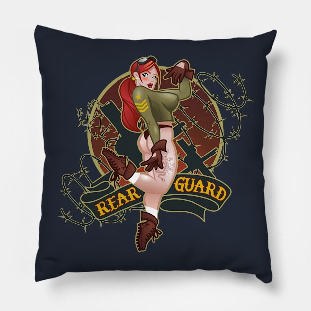 Rear Guard Pillow by kylewright