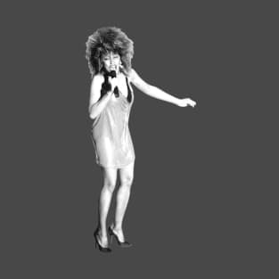 Tina Turner Musician - 80s Style Retro Fan Art Design T-Shirt