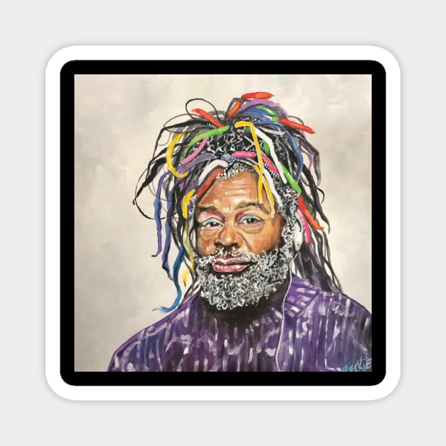 George Clinton Magnet by Artsyboo