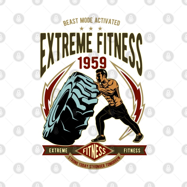 Vintage Extreme Fitness by RockabillyM