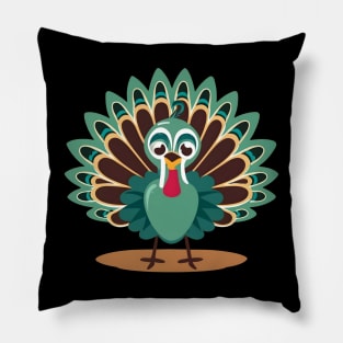 Peacock Bird Pillow