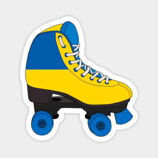 Roller Skating Ukraine Magnet