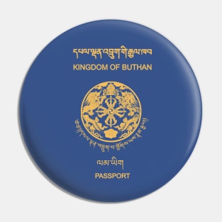 Bhutan passport Pin