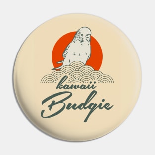 Kawaii Budgie Pin