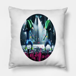 Alien Hip Hop 02 Pillow