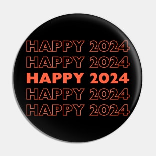 Happy 2024 Pin