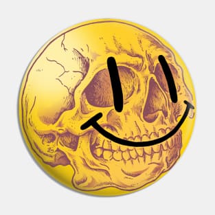 Xray smiley Pin