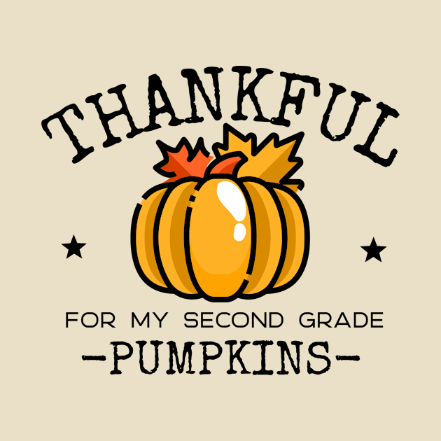 Thankful For My Second Grade Pumpkins by Mountain Morning Graphics