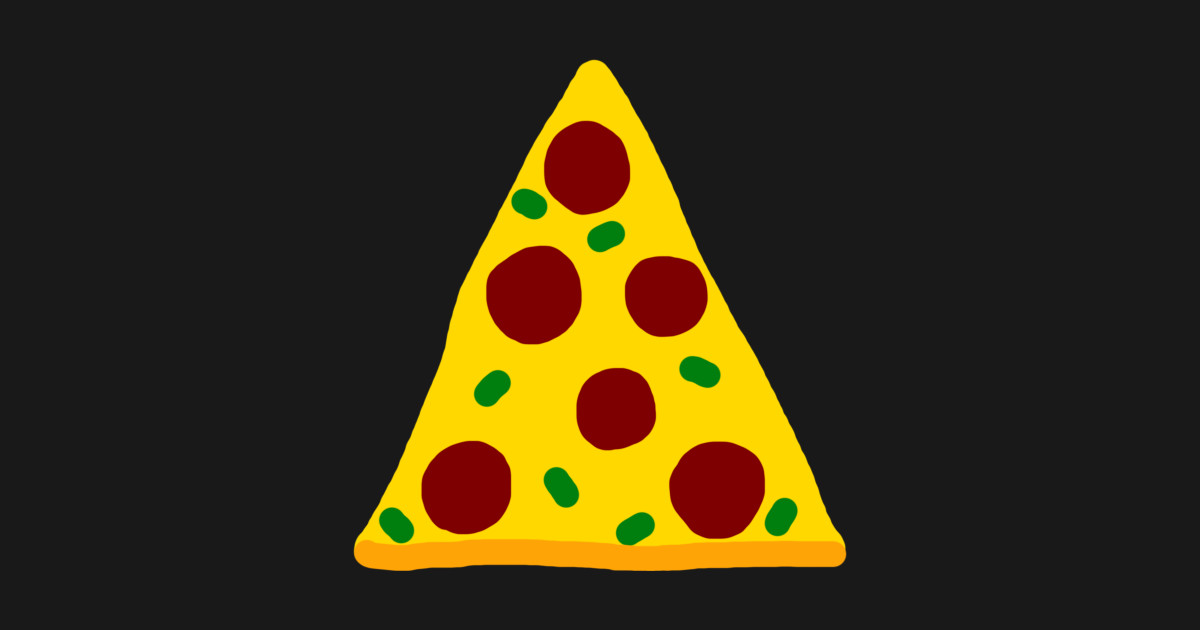 Pizza Triangle Pizza Sticker TeePublic