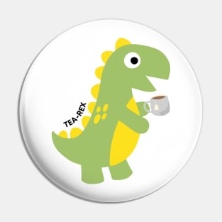 Tea-Rex Pin