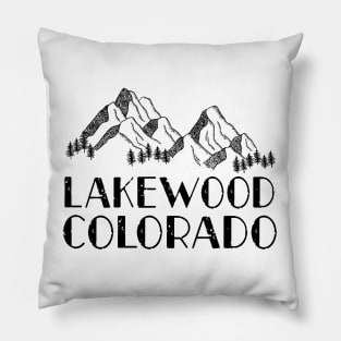 Lakewood Colorado CO Colorado tourism Pillow