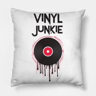 Vinyl Junkie Love The Vinyl Pillow