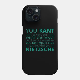 Kant & Nietzche Phone Case