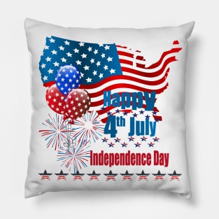 Independence Day 4th of July Pillow