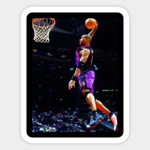 Vince Carter Jump - Sports - Sticker | TeePublic