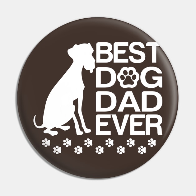 Best Dalmatian Dad Ever, Best Dog Dad Ever, Dog Dad Gift Pin by slawers