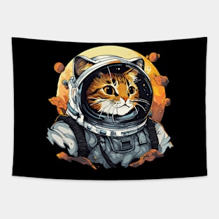 Dragon-li Cat in Spacesuit Tapestry