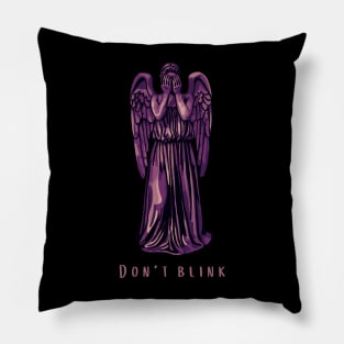 Weeping Angel - Don't Blink Pillow