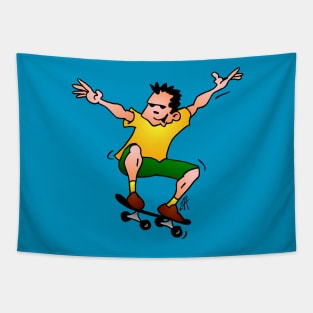 Skateboarder Tapestry