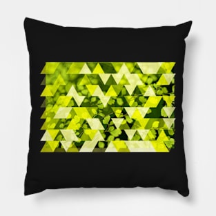 Geometric Nature Pattern - Mangrove Leaves Pillow