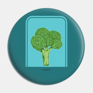 Broccoli Vegetable Plant Pin