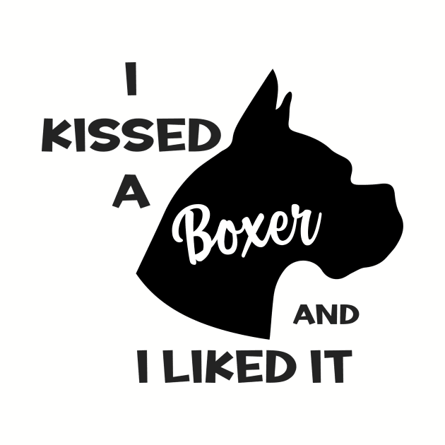 I KISSED A BOXER T-SHIRT by Boxer Lovers Rescue