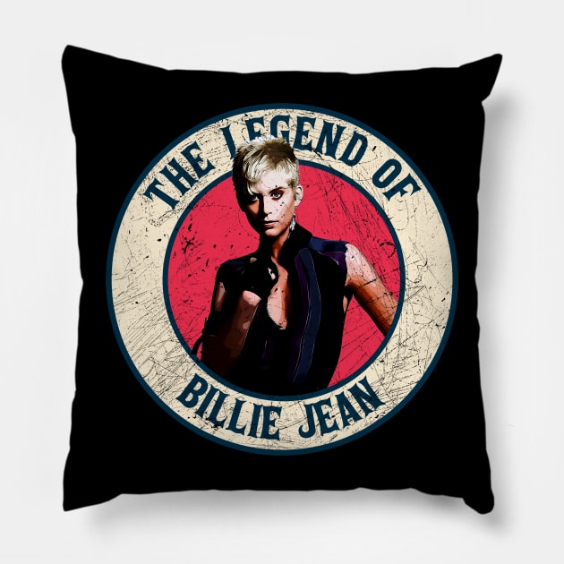 Retro Style Fan Art Design billie jean Pillow by rido public