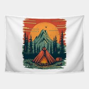 Camping Scene #4 Tapestry