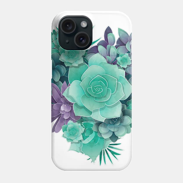 Succulent Love I // heart Phone Case by SelmaCardoso