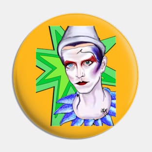 Pierrot Bowie Pin