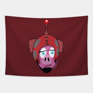 Space Ranger Pig Tapestry