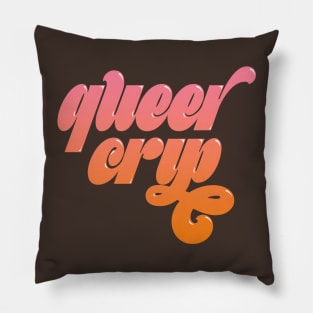 Queer Crip (Sunset) Pillow