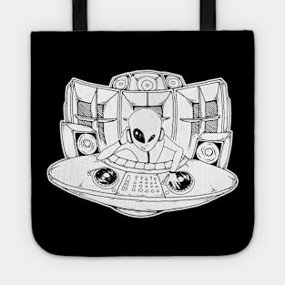 Alien Vinyl DJ Raver Ufo Tote