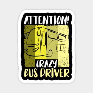 Bus bus driver school bus autobus Magnet