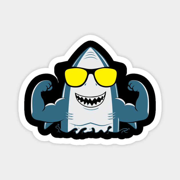 shark flex Magnet by janvimar