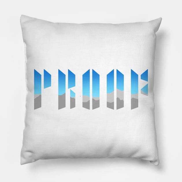 we are Proof Pillow by tonguetied