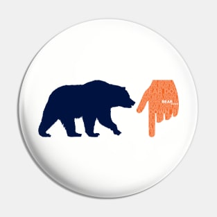 Bear Down Hand Pin