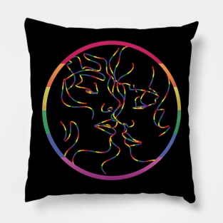 A Kiss change the world Pillow