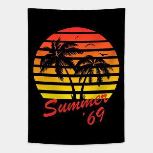 Summer '69 Tropical Sunset Tapestry