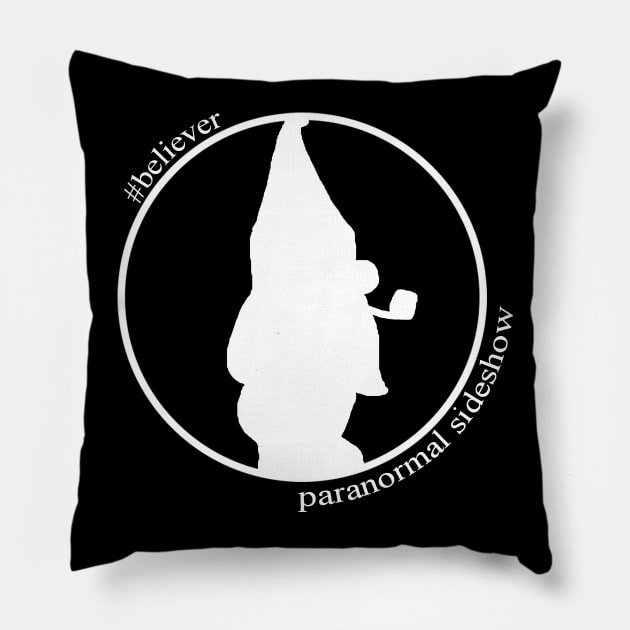 Believer in Huldufolk Pillow by ParanormalSideshow