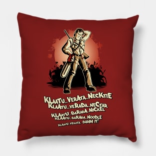 Klaatu Barada Nikto Pillow