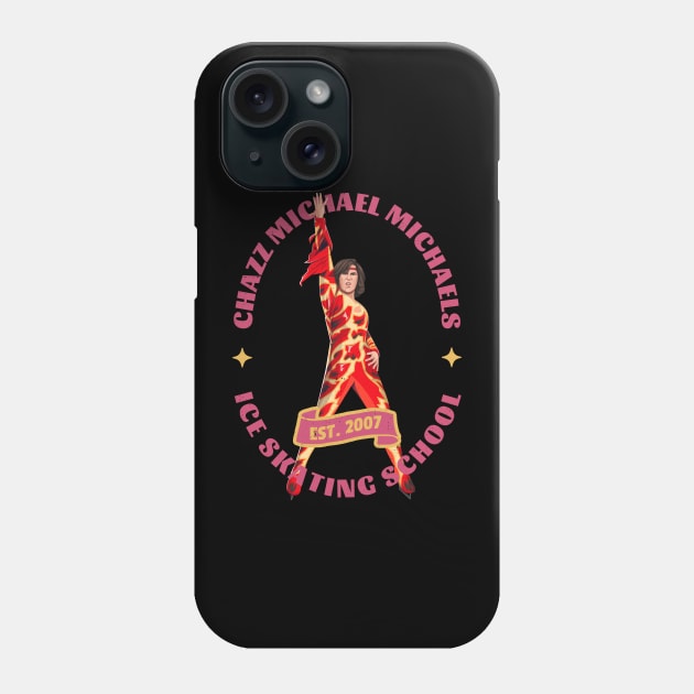 Chazz Michael Michaels Ice Skating School - Est. 2007 Phone Case by BodinStreet